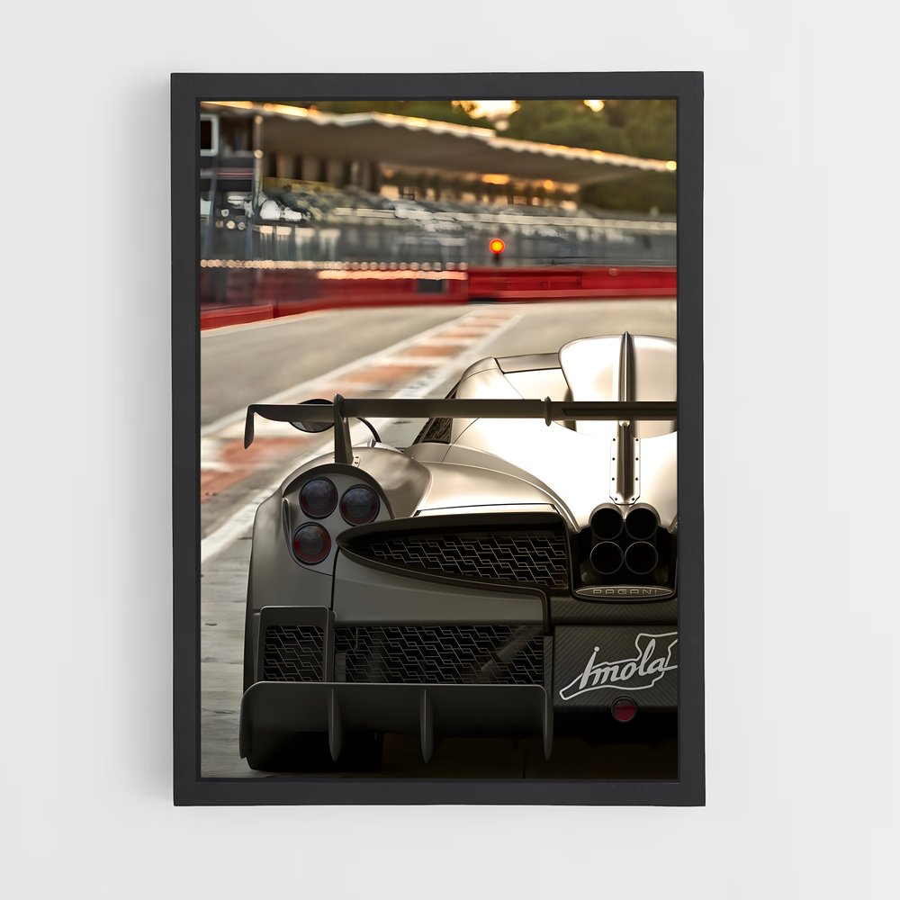 Poster Imola Huayra sophistiqué – affiche Pagani (vue 2)